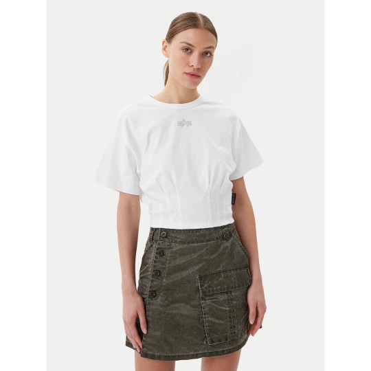 Foto del prodotto Alpha Industries T-shirt Waisted 148070 Bianco Regular Fit