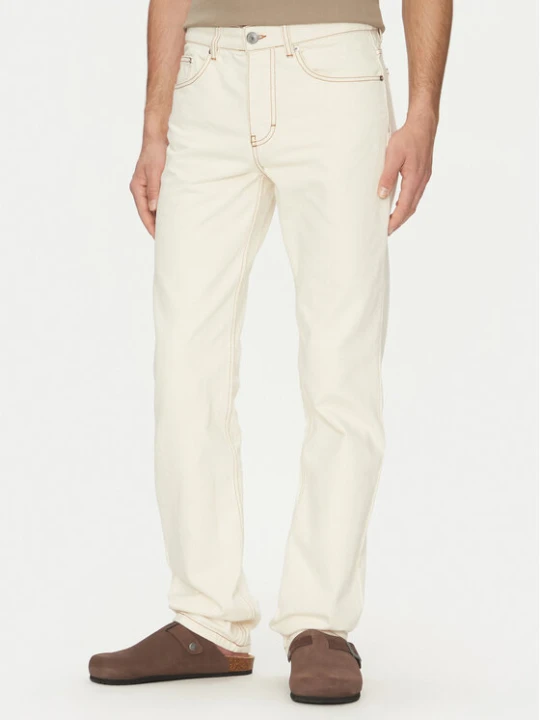 Foto del prodotto AMI Paris Jeans HTR001.DE0039 Écru Classic Fit Crema