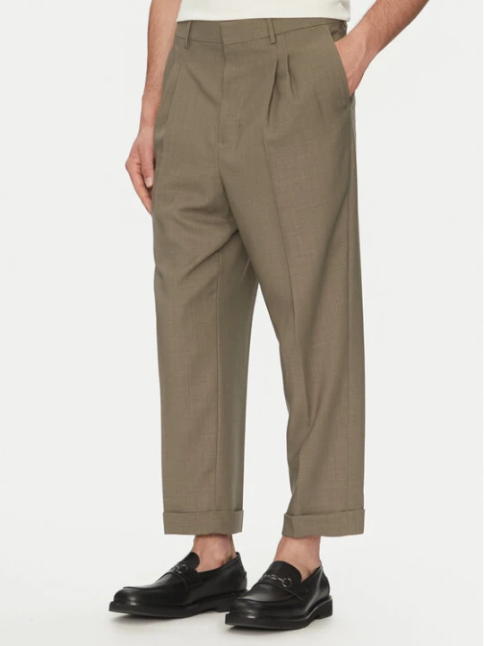 Foto del prodotto AMI Paris Pantaloni chino HTR111.WV0066 Grigio Regular Fit
