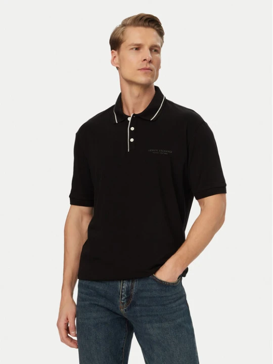 Foto del prodotto Armani Exchange Polo XM001557 AF10363 UC001 Nero Regular Fit