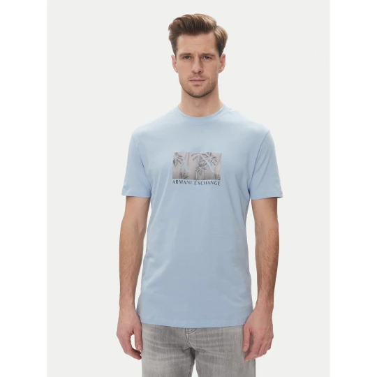 Foto del prodotto Armani Exchange T-shirt XM000555 AF10358 U9360 Celeste Regular Fit