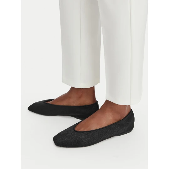 Foto del prodotto Ballerine Calvin Klein Square Ballerina Aop Mesh HW0HW02937 Nero