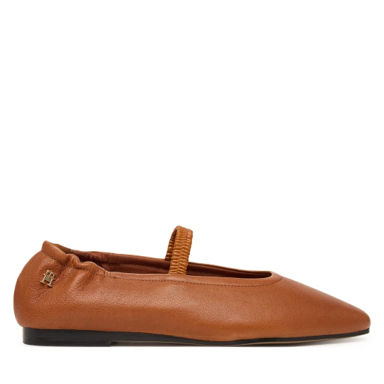 Foto del prodotto Ballerine Tommy Hilfiger Soft Leather Ellastic Ballerina FW0FW09245 Marrone