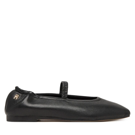 Foto del prodotto Ballerine Tommy Hilfiger Soft Leather Ellastic Ballerina FW0FW09245 Nero