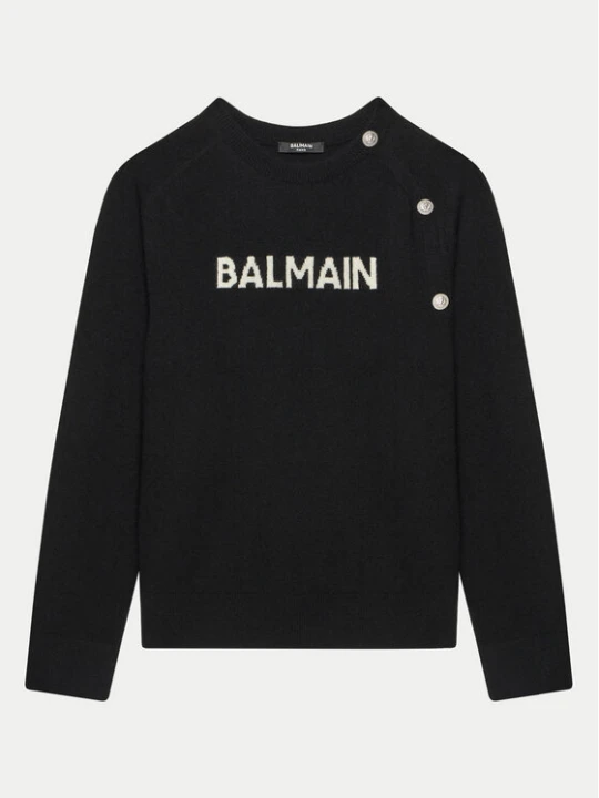 Foto del prodotto Balmain Maglione BV9B00-Z2409 Nero Regular Fit