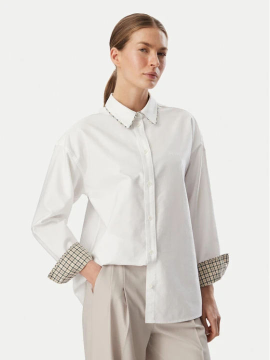Foto del prodotto Barbour Camicia Alverstone LSH1782WH11 Bianco Relaxed Fit