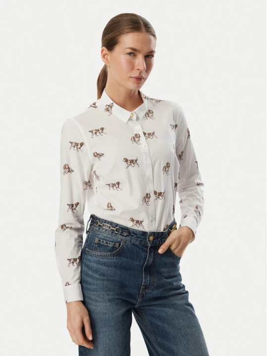 Foto del prodotto Barbour Camicia Brambles LSH1644MI96 Bianco Slim Fit