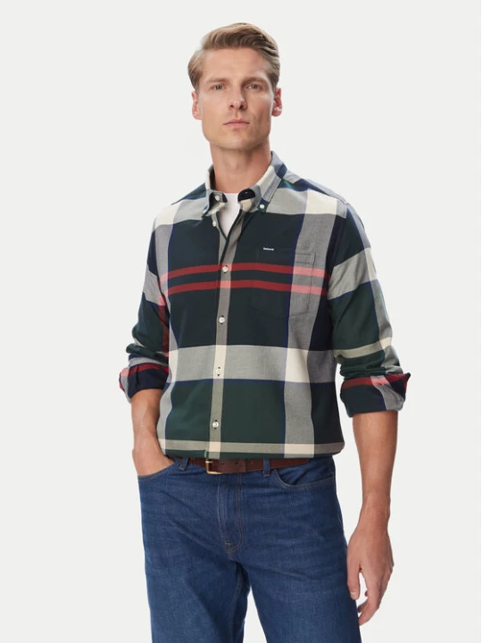 Foto del prodotto Barbour Camicia Dunoon Tartan MSH4980TN57 Verde scuro Tailored Fit