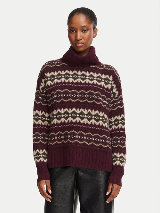 Foto del prodotto Barbour Dolcevita Helen LKN1560RE97 Bordeaux Oversize