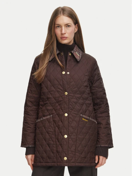 Foto del prodotto Barbour Giacca di transizione Liddesdale LQU1936BR92 Marrone scuro Relaxed Fit