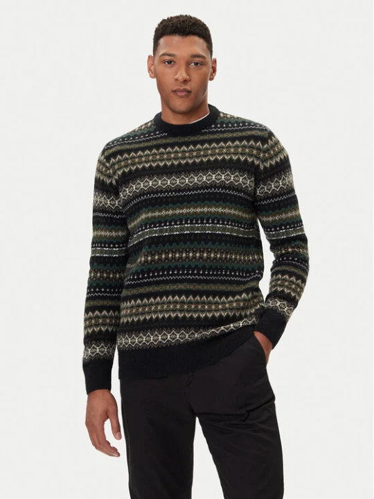 Foto del prodotto Barbour Maglione Case Fair MKN1027BK52 Nero Regular Fit
