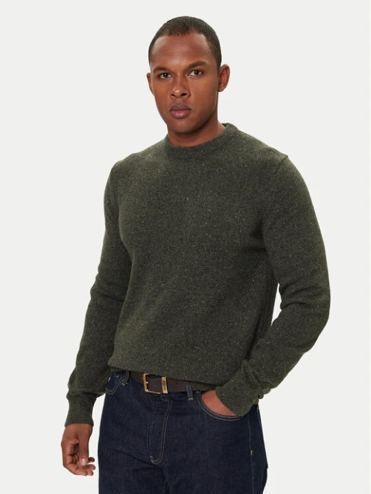 Foto del prodotto Barbour Maglione Essential Tisbury MKN0844GN79 Verde Regular Fit