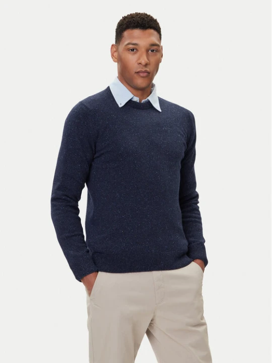 Foto del prodotto Barbour Maglione Essential Tisbury MKN0844GY12 Blu scuro Regular Fit