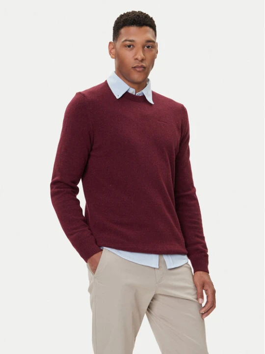 Foto del prodotto Barbour Maglione Essential Tisbury MKN0844RE56 Bordeaux Regular Fit