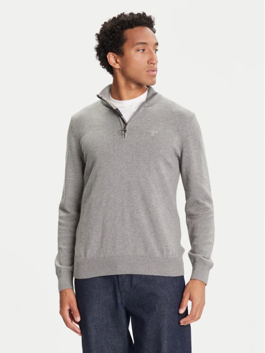 Foto del prodotto Barbour Maglione Half Zip MKN1074GY52 Grigio Regular Fit