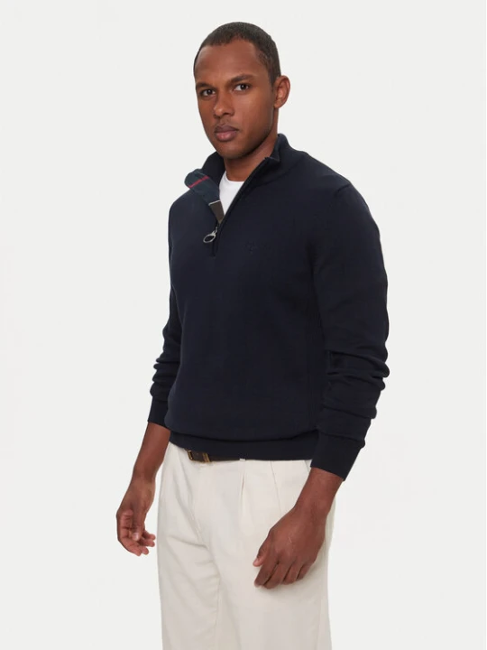 Foto del prodotto Barbour Maglione Half Zip MKN1074NY91 Blu scuro Regular Fit