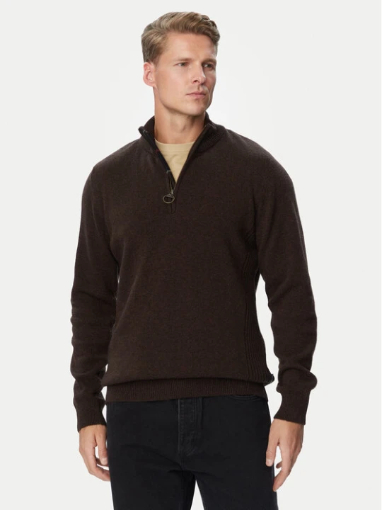 Foto del prodotto Barbour Maglione Holden MKN0837BR17 Marrone scuro Regular Fit