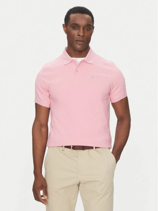 Foto del prodotto Barbour Polo Original Sport MML0358PI51 Rosa Tailored Fit
