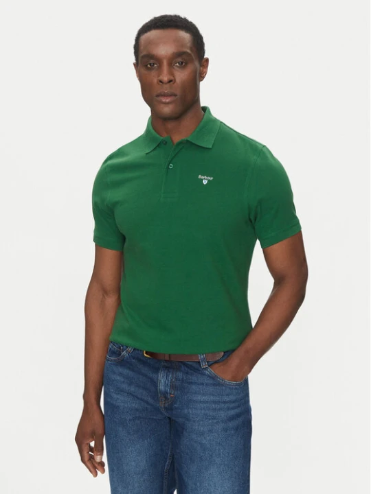 Foto del prodotto Barbour Polo Original Sports MML0358OL72 Verde Tailored Fit