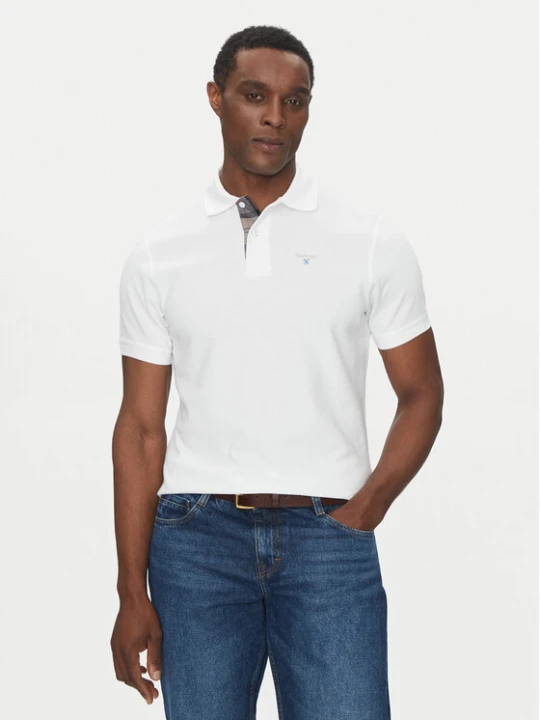 Foto del prodotto Barbour Polo Tartan MML0012WH11 Bianco Tailored Fit