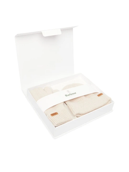 Foto del prodotto Barbour Set di Cappello e Guanti LGS0108CR11 Crema