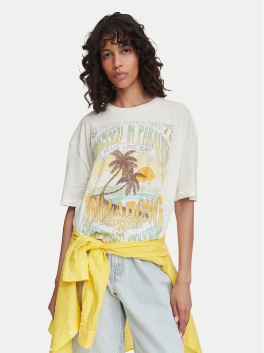 Foto del prodotto Billabong T-shirt Sunset Mindset EBJZT00462 Crema Regular Fit