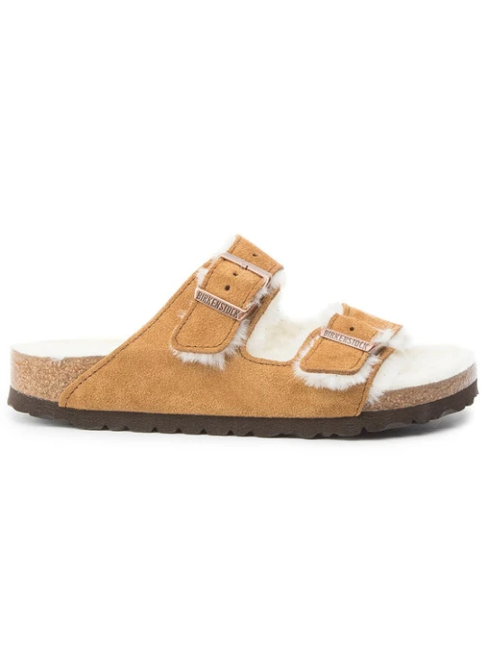 Foto del prodotto Birkenstock Pantofole Arizona Fur 1001135 Marrone
