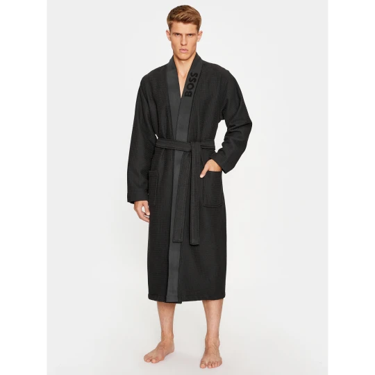 Foto del prodotto Boss Accappatoio Waffle Kimono 50469787 Nero