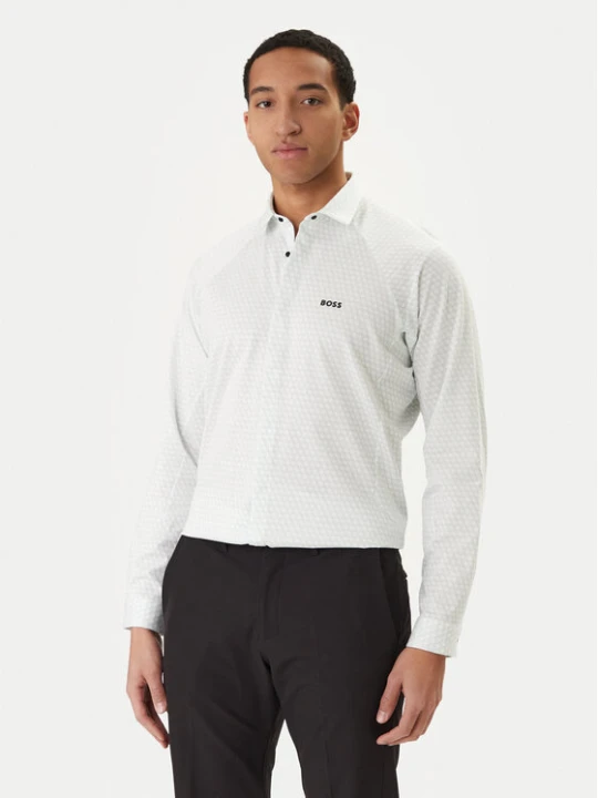 Foto del prodotto BOSS Camicia Excurse 50554481 Verde Regular Fit