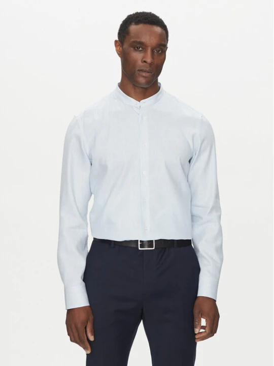 Foto del prodotto BOSS Camicia H-HANK-standup-214 50539233 Celeste Slim Fit