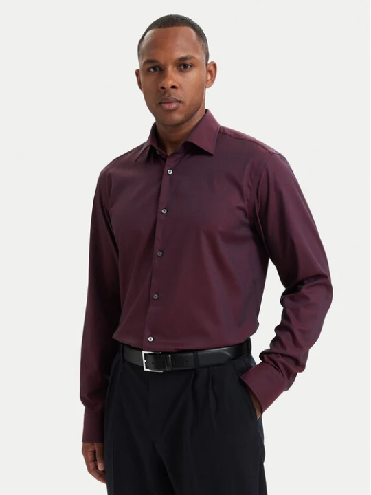 Foto del prodotto BOSS Camicia H-Joe 50560583 Bordeaux Regular Fit