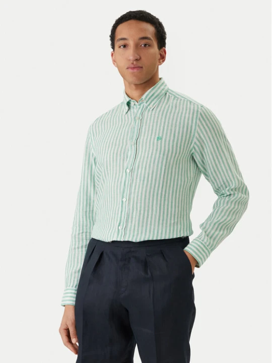 Foto del prodotto BOSS Camicia H-Liam 50560595 Verde Regular Fit