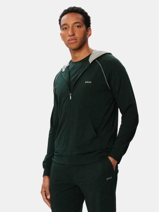 Foto del prodotto BOSS Felpa Mix&Match 50515313 Verde scuro Regular Fit