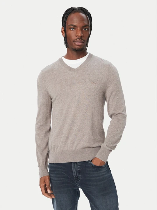 Foto del prodotto BOSS Maglione H-Melba- 50571907 Marrone Regular Fit