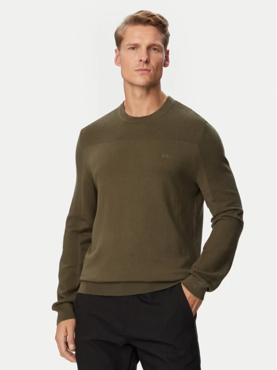 Foto del prodotto BOSS Maglione Momentum-X Cn 50547507 Cachi Regular Fit