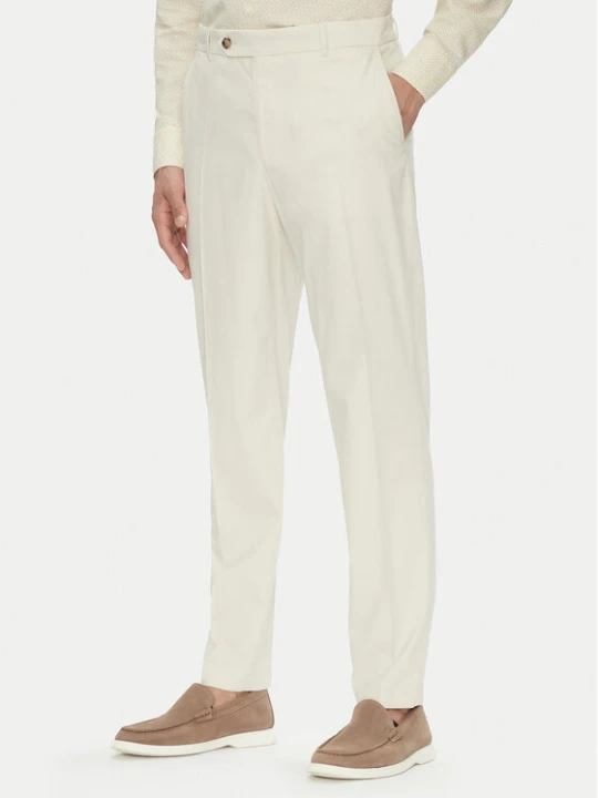 Foto del prodotto BOSS Pantaloni chino C-Perin 50544005 Écru Relaxed Fit Crema