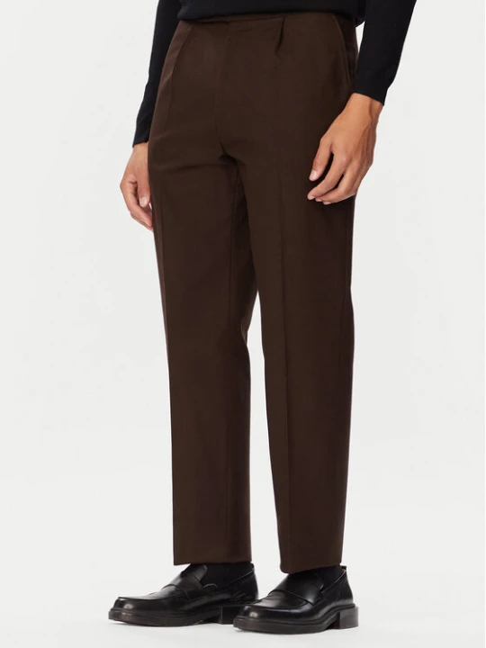 Foto del prodotto BOSS Pantaloni chino H-Perino 50572014 Marrone scuro Tapered Fit