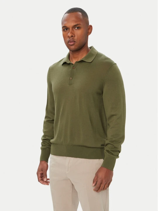 Foto del prodotto BOSS Polo H-Lancione 50565503 Verde scuro Regular Fit