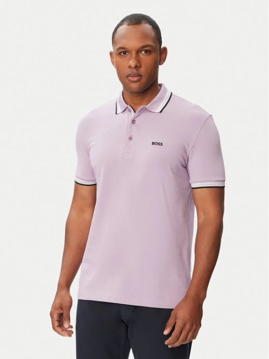 Foto del prodotto BOSS Polo Paddy 50469055 Rosa chiaro Regular Fit