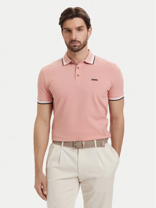 Foto del prodotto BOSS Polo Paddy 50469055 Rosa chiaro Regular Fit