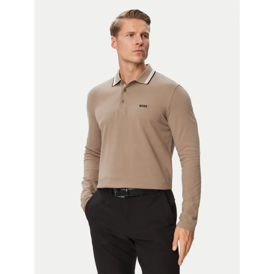 Foto del prodotto BOSS Polo Plisy 50536609 Beige Regular Fit