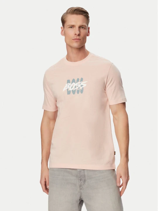 Foto del prodotto BOSS T-shirt Bass 50561850 Rosa Regular Fit