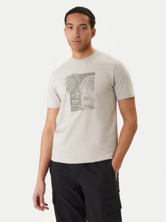 Foto del prodotto BOSS T-shirt Imprint 50556007 Beige Regular Fit