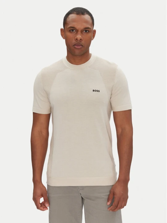 Foto del prodotto BOSS T-shirt Momentum 50520683 Beige Regular Fit