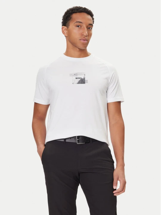 Foto del prodotto BOSS T-shirt Stripe Zone 50548093 Bianco Relaxed Fit