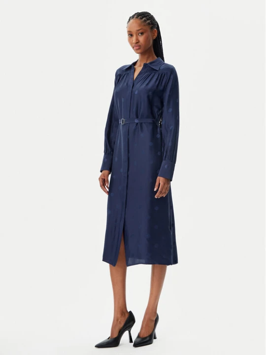 Foto del prodotto BOSS Vestito chemisier Dieshina1 50532758 Blu scuro Relaxed Fit