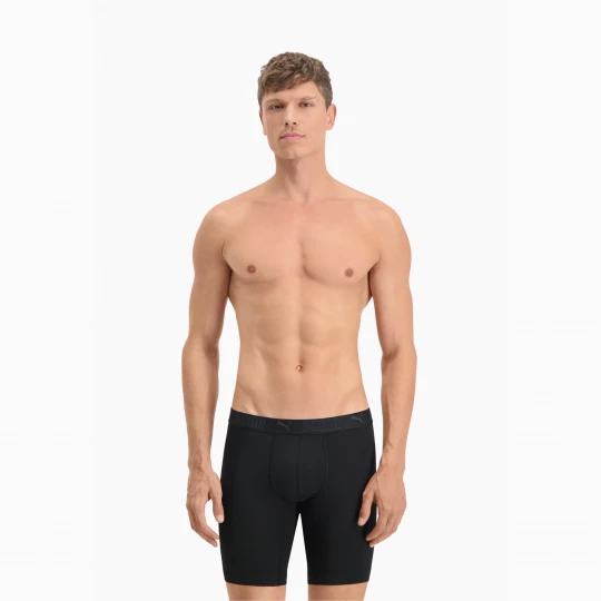 Foto del prodotto Boxer Lunghi PUMA Sport in Microfibra Uomo (confezione da 2), Abbigliamento, Nero czarny