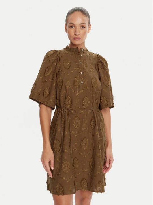Foto del prodotto Bruuns Bazaar Vestito chemisier Canterbury Imilia BBW4504 Marrone Straight Fit