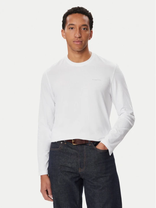 Foto del prodotto Bugatti Longsleeve 8330-25044F Bianco Regular Fit