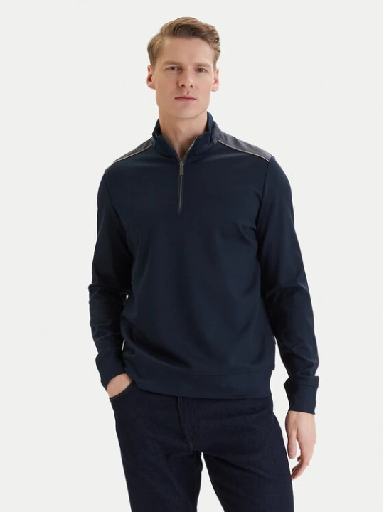 Foto del prodotto Bugatti Maglione 8550-15123E Blu scuro Regular Fit